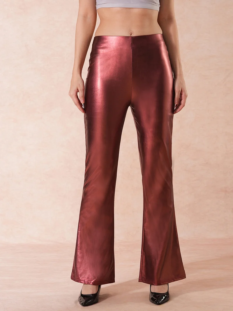 جلو باص جلوبس تريجينج نسائي بخصر متوسط وأرجل واسعة