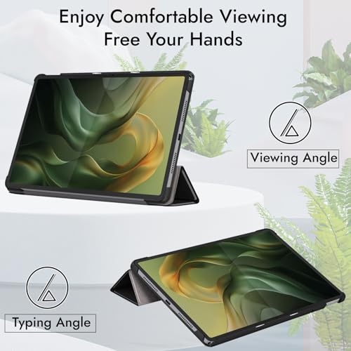 Robustrion Cover for Moto Pad 60 Neo 11 inch Cover Case, Trifold Flip Cover Case for Moto Pad 60 Neo Cover 11" Tablet - Black - Image 4
