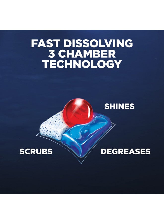 Finish - Quantum with Activblu Technology - 50ct - Dishwasher Detergent - Powerball - Ultimate Clean and Shine - Dishwashing Tablets - Dish Tabs-(Packaging May Vary) - Image 3