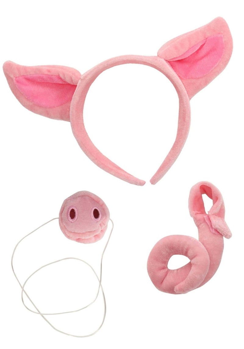 elope Pig Ears Headband Nose and Tail Costume Kit Standard - Image 5