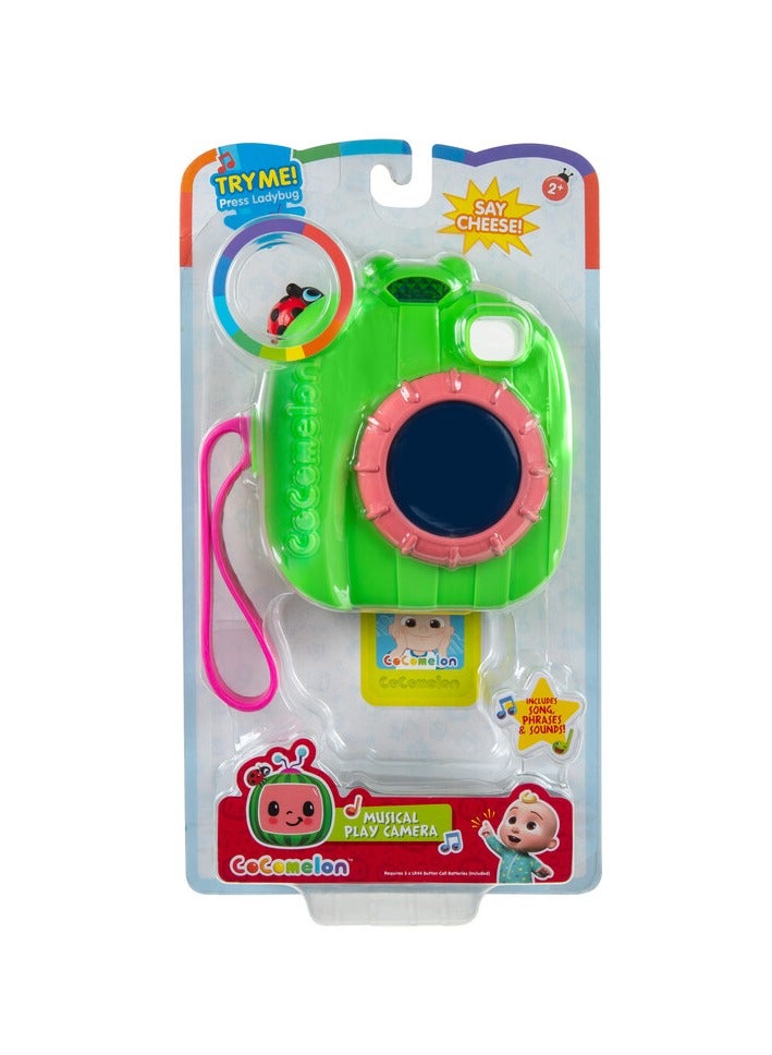 Jazwares Cocomelon Musical Play Camera, Battery Operated | Features a Cute Snapshot of JJ | Music and Camera Shutter Sound! | Toy Camera | Gift for Kids - Image 2