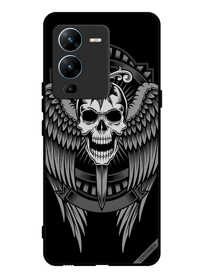 Covernex Protective Case Cover For vivo V25 Pro Skull Have Eagle Wings - Image 1