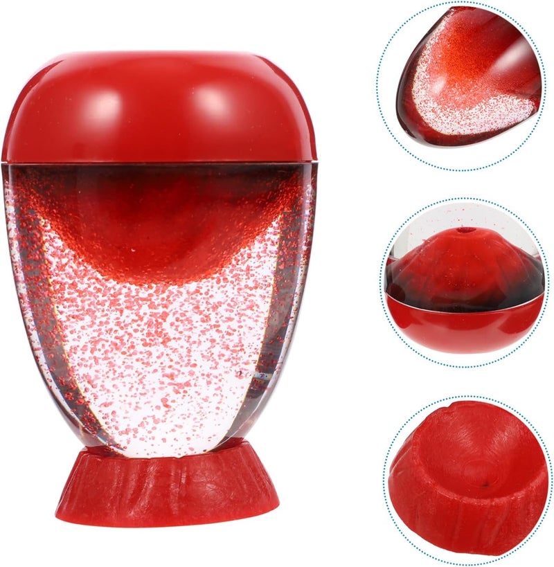 ABOOFAN Imitation Volcanic Eruption Sand Clock Creative Floating Hourglass with Base Elegant Decorative Timer for Home Decor Unique Present Choice for Special Occasions - Image 5
