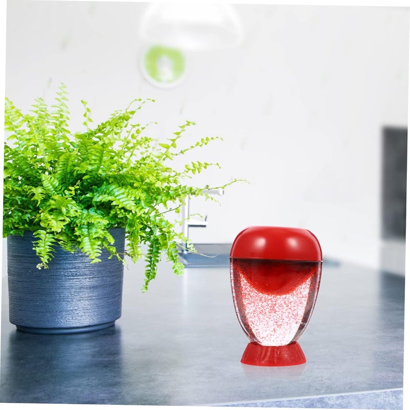 ABOOFAN Imitation Volcanic Eruption Sand Clock Creative Floating Hourglass with Base Elegant Decorative Timer for Home Decor Unique Present Choice for Special Occasions - Image 3