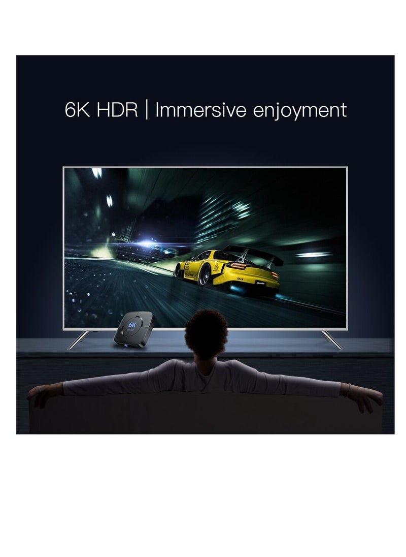 Generic - 6K Ultra HD Android TV Box Android Wifi Bluetooth Smart TV Box Set Top Box - Image 1