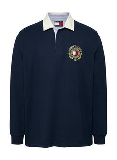 TOMMY JEANS Graphic Logo Longsleeve Polo Shirt  - Image 5