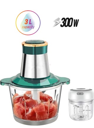 Meat Grinders Electric UK Plug 3L 300W & Electric Mini Garlic Chopper(250ml) USB - pzsku/Z08FDBF03F252CD562E8BZ/45/1746519700/e02087f0-482a-4b73-8f3a-723e282323b6