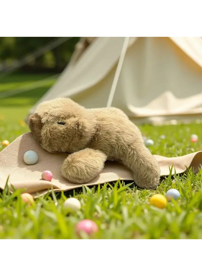 Cute Plush Toy Soft Fluffy Stuffed Animal With Expressive Eyes Palm Treasure Papa Kapi - Image 2