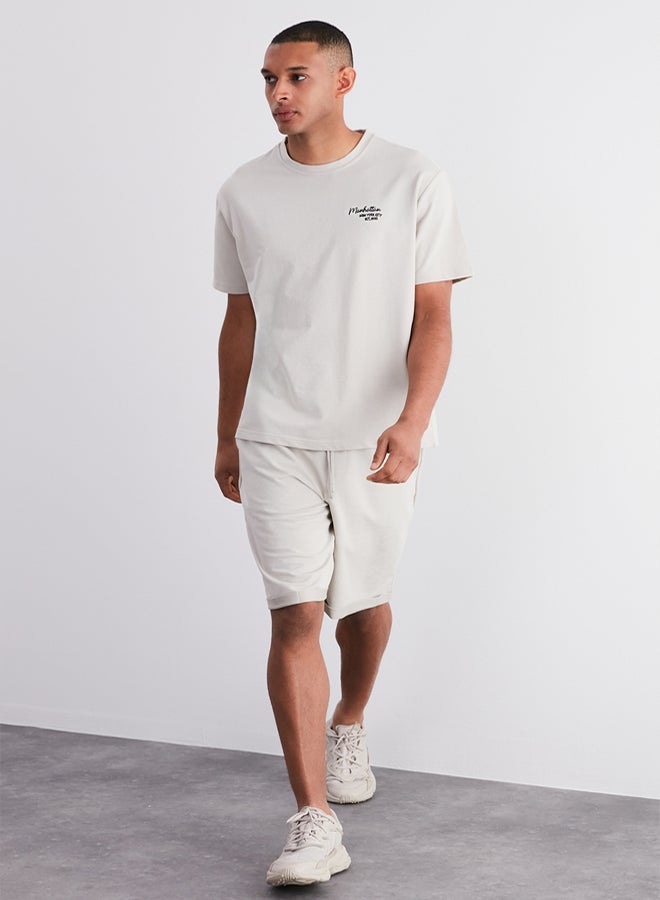 trendyol Premium Embroidered Oversize Tracksuit Set - Image 1