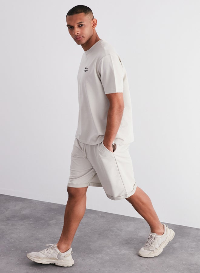 trendyol Premium Embroidered Oversize Tracksuit Set - Image 3