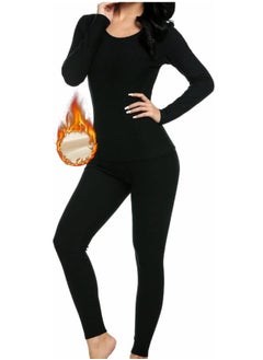 RATSAW Women's Thermal Underwear Set Long Johns Long Johns Women's Wool Silk Thermal Underwear Base Pajamas Set  - Image 1