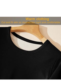 RATSAW Women's Thermal Underwear Set Long Johns Long Johns Women's Wool Silk Thermal Underwear Base Pajamas Set  - Image 2