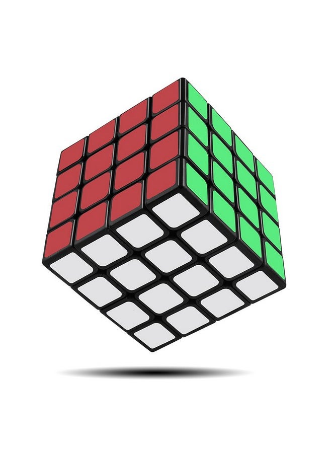 D-FantiX - Yj Moyu Guansu 4X4 Speed Cube Puzzle 4X4X4 Cube Black 62Mm Toys For Kids Adult - Image 1