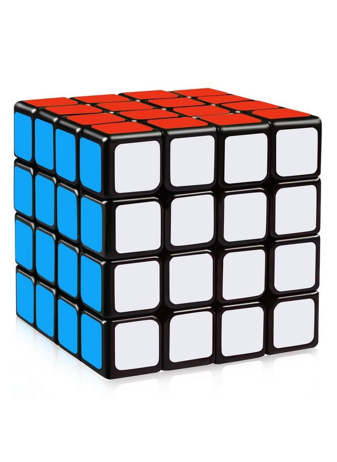 D-FantiX - Yj Moyu Guansu 4X4 Speed Cube Puzzle 4X4X4 Cube Black 62Mm Toys For Kids Adult - Image 1