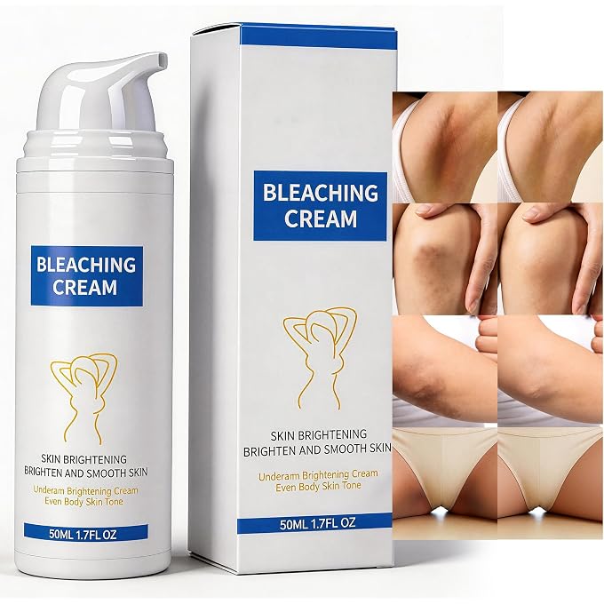 YOOJ 1.7 Fl OZ Skin Bleaching & Lightening Cream, Hydrating Whitening Lotion for Intimate Private Area, Inner Thighs, Bikini Line, Underarms, Elbows and Knees for Sensitive Body Skin - Image 1
