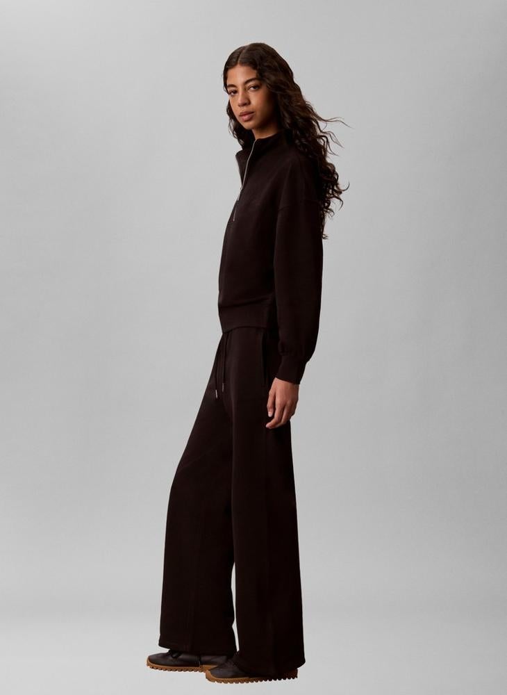 CALVIN KLEIN French Terry Quarter-Zip Sweatshirt - Image 4