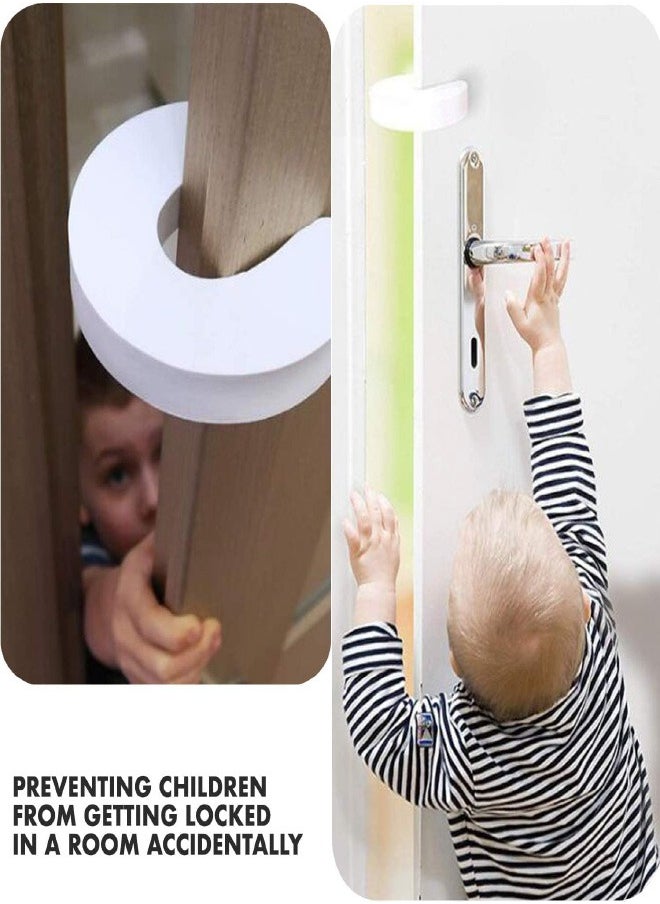 Generic - 【8 Pack】 Door Finger Pinch Guards,Baby Proof Door Slam Stopper,Protect Child Fingers with Soft Foam Guard,Prevent Finger Pinch Injuries,Slamming Door,Child or Pet from Getting Locked in Room - Image 1