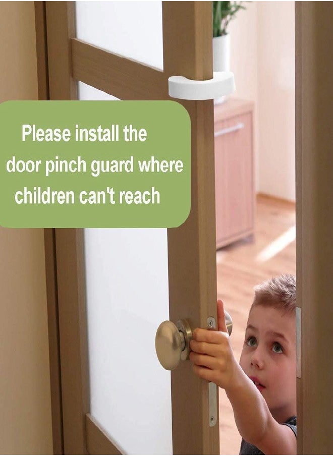 Generic - 【8 Pack】 Door Finger Pinch Guards,Baby Proof Door Slam Stopper,Protect Child Fingers with Soft Foam Guard,Prevent Finger Pinch Injuries,Slamming Door,Child or Pet from Getting Locked in Room - Image 1