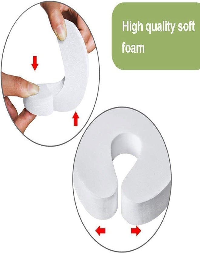 Generic - 【8 Pack】 Door Finger Pinch Guards,Baby Proof Door Slam Stopper,Protect Child Fingers with Soft Foam Guard,Prevent Finger Pinch Injuries,Slamming Door,Child or Pet from Getting Locked in Room - Image 1