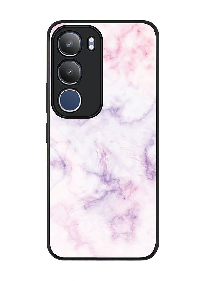 Stylizedd For vivo Y19s / Y19s Pro Case,Slim fit Camera Protection, Shockproof Thin Phone cover  - Marble Print Cotton Candy