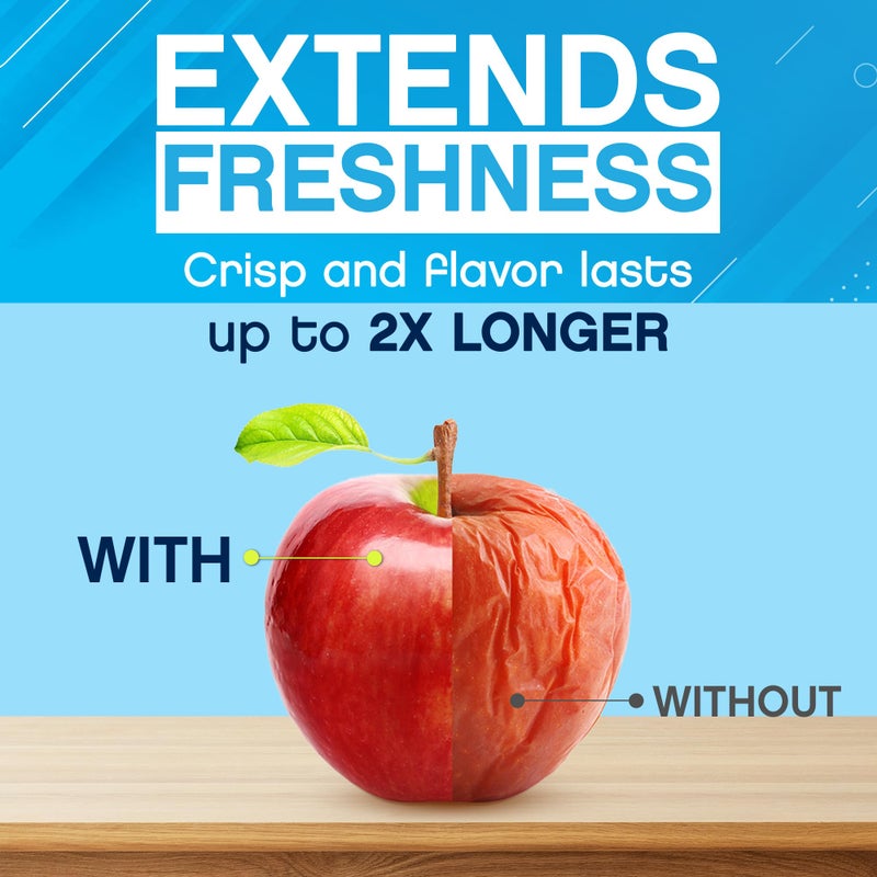 NonScents Refrigerator Deodorizer - Odor Eliminator for Fridge & Freezer - Outshines Baking Soda & Deodorizer with Activated Charcoal - Unscented & Long-Lasting, Freshen Refrigerator (4-Count) - Image 2