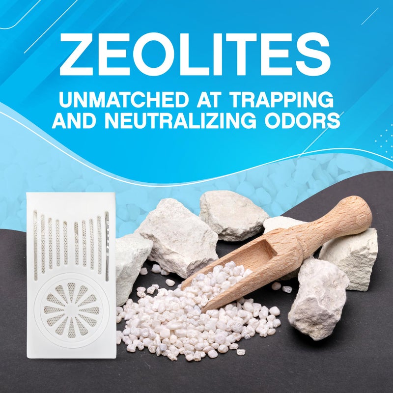 NonScents Refrigerator Deodorizer - Odor Eliminator for Fridge & Freezer - Outshines Baking Soda & Deodorizer with Activated Charcoal - Unscented & Long-Lasting, Freshen Refrigerator (4-Count) - Image 5