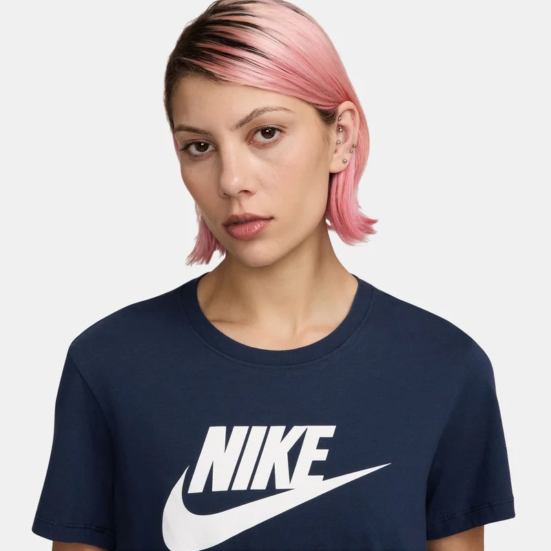 Nike Blue Women's Sportswear Essentials Logo T-Shirt for Women | Best Price UAE