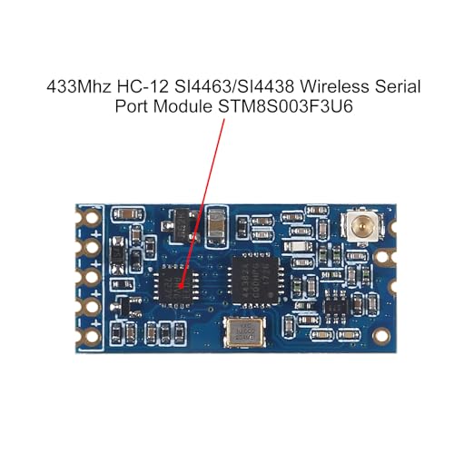 Coliao 3pcs HC-12 433Mhz SI4463 SI4438 Wireless Serial Port Module 1000M Replace Bluetooth with Antenna - Image 3