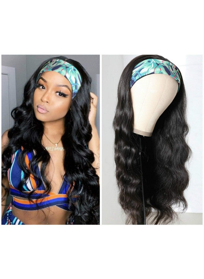 catti Headband Wigs For Black Women Human Hair Headband Wig Body Wave Human Hair Wigs 9A Brazilian Virgin Hair None Lace Front Wigs Wear And Go Glueless Wigs Human Hair 150% Density (14" Headband Wigs) - Image 1