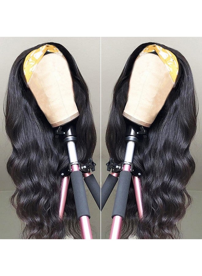 catti Headband Wigs For Black Women Human Hair Headband Wig Body Wave Human Hair Wigs 9A Brazilian Virgin Hair None Lace Front Wigs Wear And Go Glueless Wigs Human Hair 150% Density (14" Headband Wigs) - Image 4