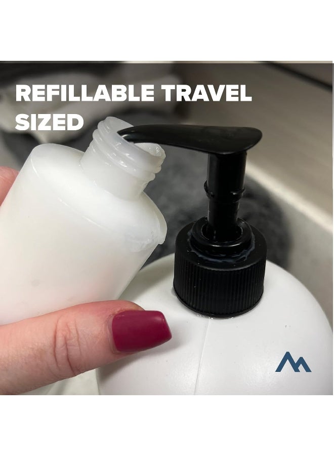 Pinnacle Mercantile Pinnacle Mercantile 8 Oz Plastic Squeeze Bottles with Disc Top Flip Cap Set of 6 Empty - Image 5