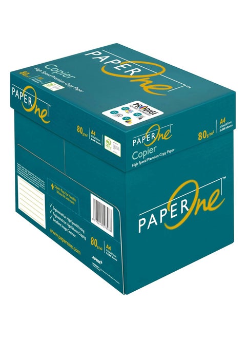PaperOne™ Copier Premium Copy Paper, 80 GSM, A4 Size, 5 reams per Carton Box