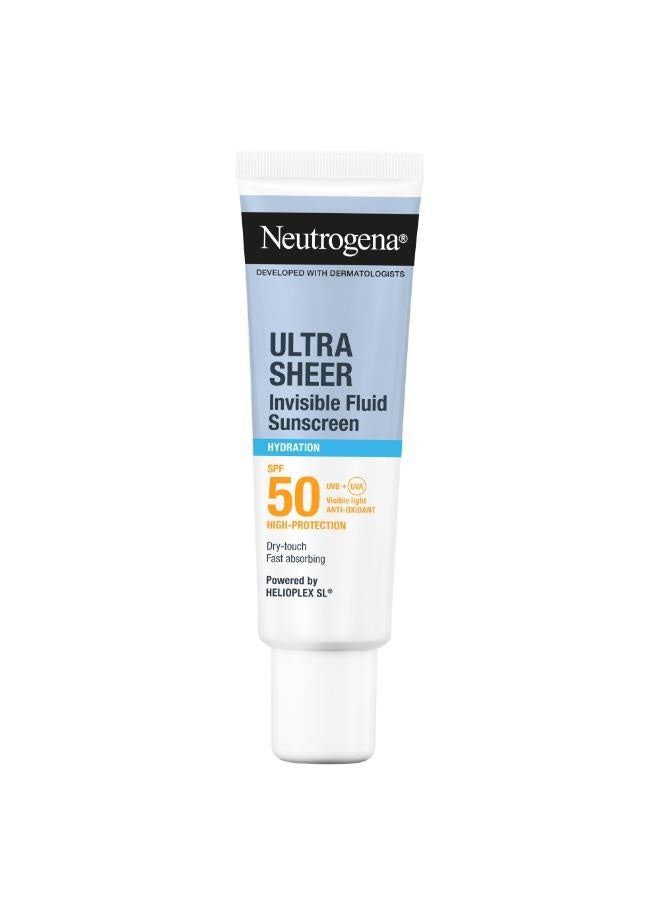 نيوتروجينا Ultra Sheer Sunscreen Fluid Moisturizing – Special Price 20% Off 50ml - Image 2