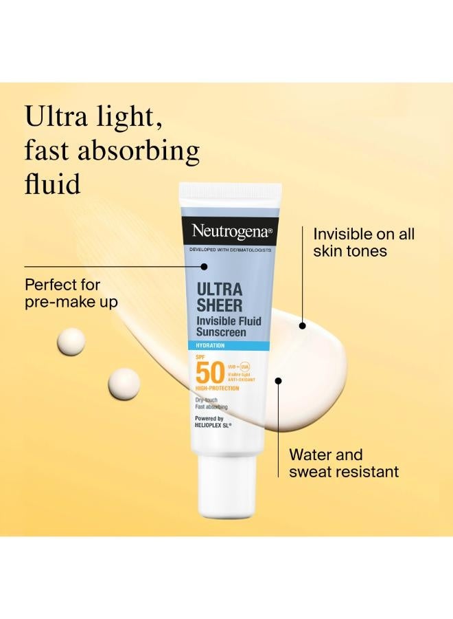 نيوتروجينا Ultra Sheer Sunscreen Fluid Moisturizing – Special Price 20% Off 50ml - Image 4