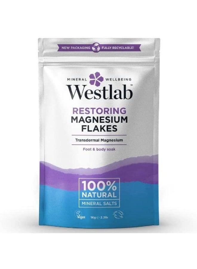Restoring Bath Salt, Magnesium Flakes - 1Kg, United States