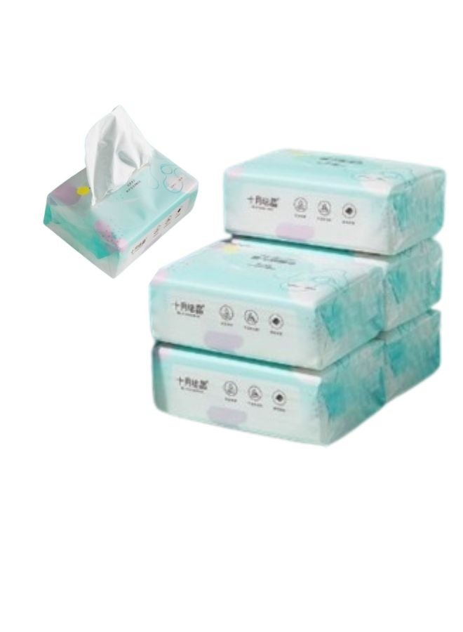 Be a better mom Super Soft Baby Paper Towel Soft Tissue 3-ply Baby Paper 100 Sheets/Box Pack of 6 - Image 1
