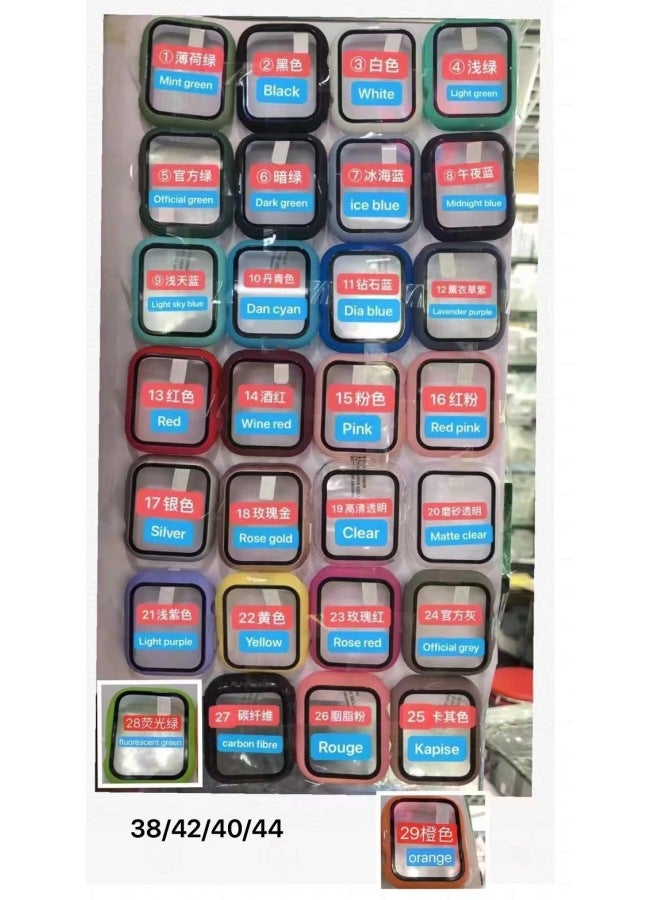 نيوترل حافظة ساعة مناسبة لـ Apple iWatch 8 - حافظة واقية شاملة - غطاء متكامل مع فيلم حماية لـ iWatch 9 - حافظة متكاملة للحماية الشاملة - Image 1