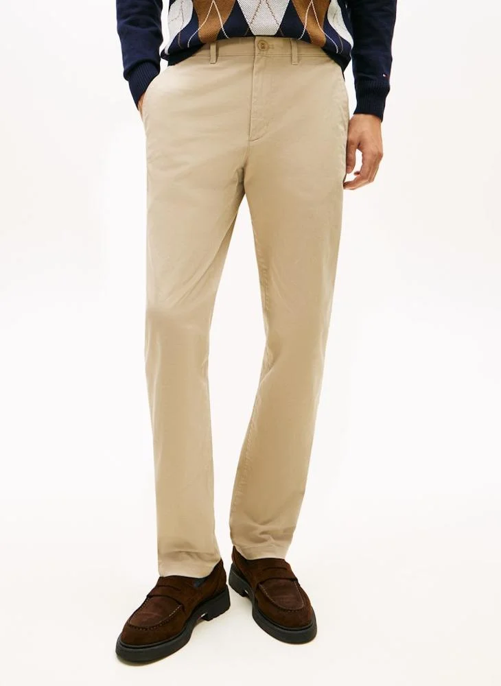 TOMMY HILFIGER Denton Straight Leg Twill Chinos