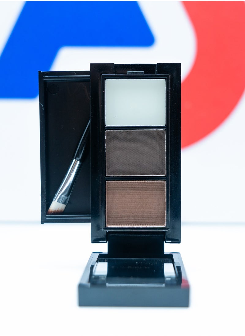 Menow Long-Wearing Eyebrow Pro Powder With Brush - Brown 04 - 1.8g  - Image 1