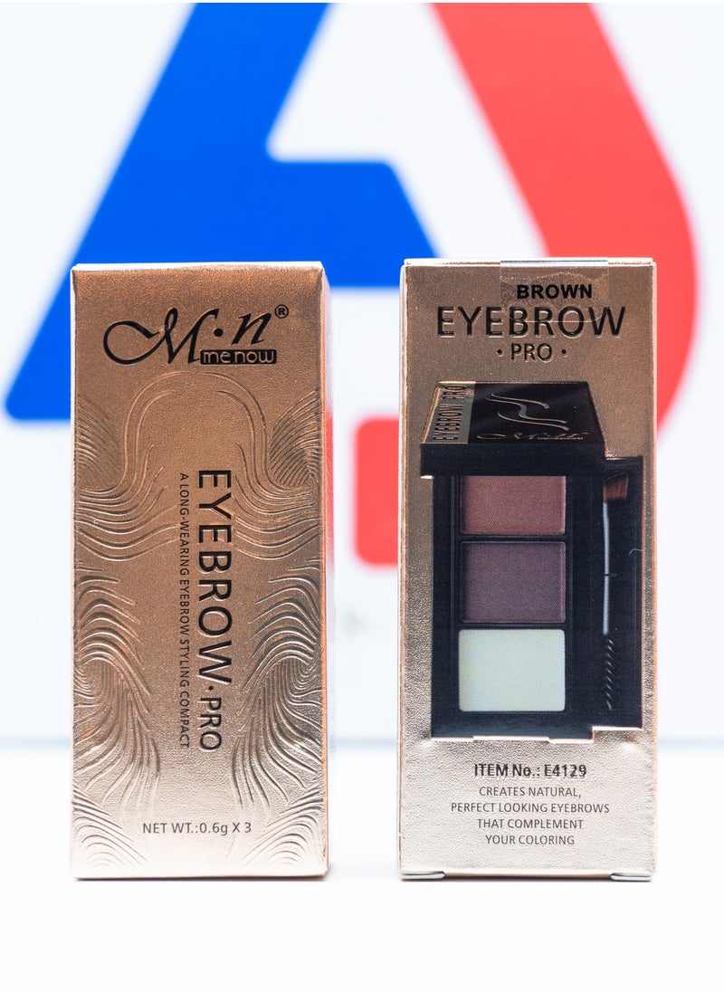 Menow Long-Wearing Eyebrow Pro Powder With Brush - Brown 04 - 1.8g  - Image 3