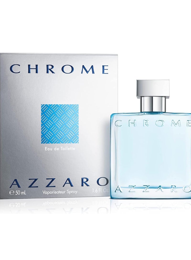 Chrome Azzaro Eau de Toilette for Men, 50ml - Image 2