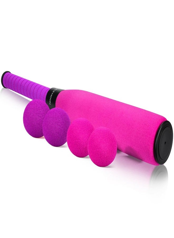 CeleMoon 22 Inch Foam Baseball Bat with 6 Soft Balls for Kids Toddlers Youths Outdoor Indoor Sport T Ball Game Playing (Pink) - Image 2