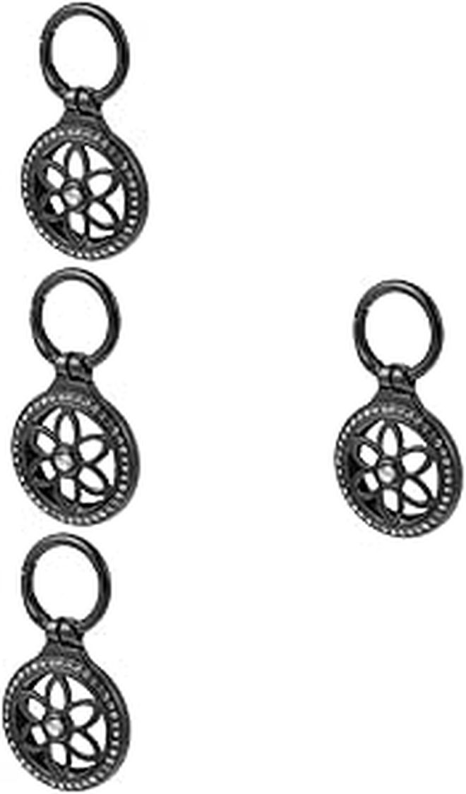 4 Pcs Black Anti Scratch Protective Case Cover for Compact Car Key Tracker Accessory - Image 1