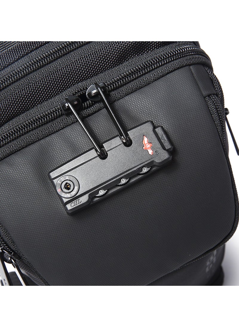 BANGE - BANGE Anti theft Sling Backpack with Lock, Men's Sling Bag for Men, Shoulder Crossbody Backpack with USB Charging Port for Men and Women - Image 1