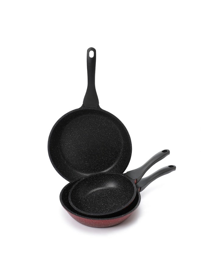 إيزي كوك طقم طاسات من إيزي كوك - 3 قطع باللون السافلون غرانيت - Image 1