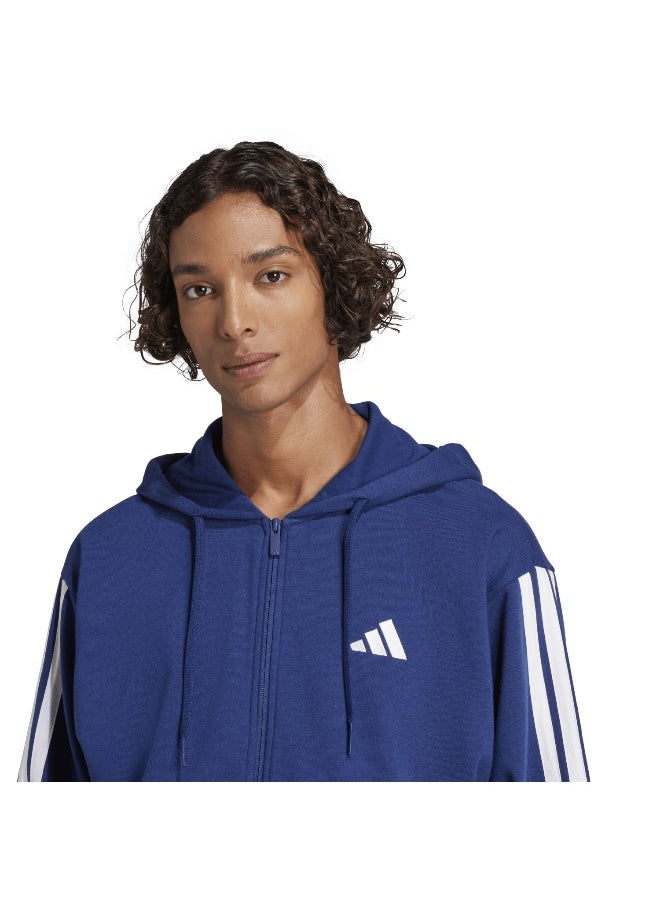 Adidas - adidas essentials three stripes french terry fullzip men hooded track top - Image 1