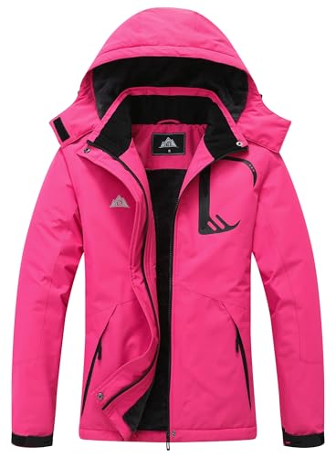 MOERDENG Women's Snow Ski Jacket Warm Winter Coat Waterproof Snowboarding Jacket Mountain Hiking Winter Jacket - Image 1