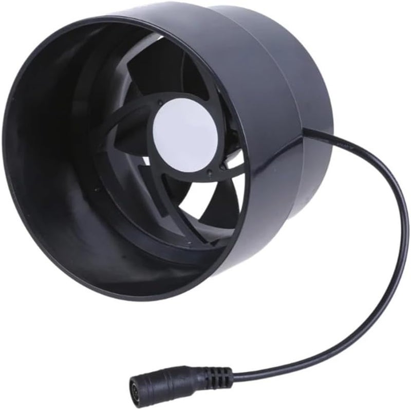 12V 110mm Low Noise Duct Fan For Home Kitchen Bathroom Greenhouse Ventilation - Image 4