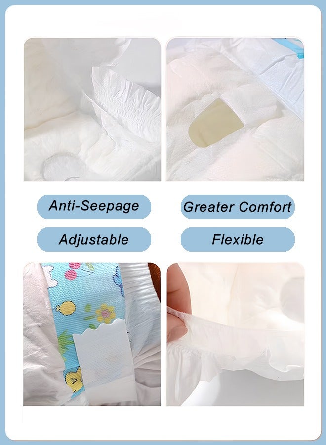 كويفلوكس حفاضات الحيوانات الأليفة للاستخدام مرة واحدة، حفاضات قابلة للتنفس للكلاب الذكور، حفاضات الكلاب فائقة الامتصاص من القماش الناعم، حفاضات للكلاب الذكور، حفاضات مناسبة لتدريب الكلاب على الشبق والتبول المثير وسلس البول، تحتوي على 10 قطع من حفاضات الكلاب الذكور M - Image 5