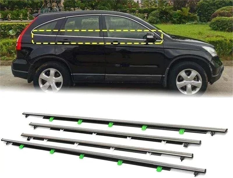 Wivplex Car Window Weatherstrips for CR-V 2007-2011 - Image 2